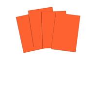 House of Card & Paper Tarjeta A4 de 160 g/m², color naranja (paquete de 100 hojas), HCP291