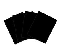 House of Card & Paper Tarjetas A4 de 220 g/m², color negro (paquete de 25 hojas)