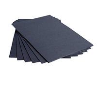 House of Card & Paper Tarjetas A5 de 220 g/m², color negro (paquete de 25 hojas)