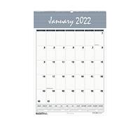 House of Doolittle Calendario de pared mensual 2022 Bar Harbor de 30,5 x 43,2 cm, de enero a diciembre (HOD332-22)