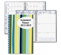 House of Doolittle Planificador semanal académico, libro de tareas para estudiantes, 13 meses, de agosto de 2011 a agosto de 2012, 5 x 8 pulgadas, diseño de líneas con una tapa dura transparente,