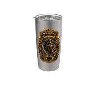 House of Hades Underworld Mitología Griega Odyssey Design Vaso térmico de acero inoxidable de doble pared