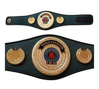 House of Highland 77 IBO Cinturón de Campeonato de Boxeo para Adultos, Piel sintética, tamaño Completo