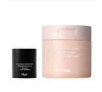HOUSE OF HUR - Midnight Soothing Cleansing Balm - 50ml + Brightening Skin Prep Essence Pad - 140ml/70sheets Set