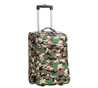 House Of Leather Maleta de cabina suave con 2 ruedas impresa, ligera, bolsa de viaje Voyra, camouflage, Cabina, Equipaje con ruedas