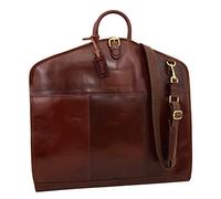 House Of Leather - Portatrajes de Viaje Unisex Adulto Marrón Marron Oscuro Large