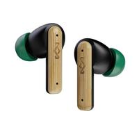 House of Marley Little Bird True Wireless Bluetooth Earbuds - IPX4, Negro | Auriculares Inalámbricos, Micrófono Integrado, 24 Horas de Reproducción, Carga Rápida por USB-C, Sostenibles