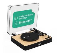 House of Marley Revolution Tocadiscos de Vinilo Bluetooth - 3 Velocidades | Reproductor de Vinilos Producido Sosteniblemente, Tocadiscos con Tapa Antipolvo, Cápsula de Audio-Technica