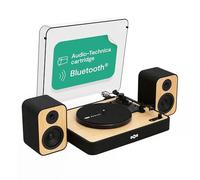 House of Marley Revolution Tocadiscos de Vinilo con Altavoces de 8W Integrados con Cable - Reproductor de Vinilos Producido Sosteniblemente, Tocadiscos Bluetooth, Instalación Sencilla