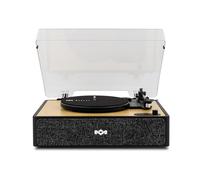 House of Marley Rise Up Tocadiscos de Vinilo Bluetooth con Altavoces Integrados - 3 Velocidades, Streaming Bidireccional, Acabado Bambú & Cubierta Antipolvo, Reproductor Fabricación Sostenible