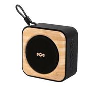 House of Marley Roots Altavoz Bluetooth Portátil Compacto - Negro | para Viajes y Exteriores, Impermeable IP67, 10h de Reproducción, Altavoz Recargable Inalámbrico para Teléfono