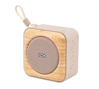 House of Marley Roots - Altavoz Bluetooth, portátil inalámbrico, IP67 impermeable, 10 horas de reproducción, carga rápida, par de fiestas, abrebotellas, ecológico, acento de bambú (crema)