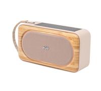 House of Marley Roots - Altavoz solar portátil, Bluetooth, IP67 resistente al agua, 14 horas de reproducción, carga solar, carga rápida, abridor de botellas, par estéreo, diseño de bambú ecológico