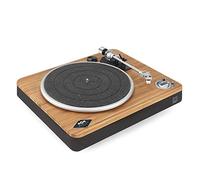 House of Marley Stir It Up Wireless Tocadiscos de Vinilo Bluetooth - Bambú | Reproductor de Vinilos de 2 Velocidades Producido Sosteniblemente, Cápsula de Audio-Technica