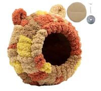 House of The Bird - Nest for Cage Parrocchetti, cabaña para Pájaros dormidos en El para Parrocchettis Suave y Versátil, Hut Cómodo para Loros de Terciopelo, El cha