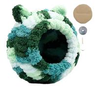 House of The Bird - para Jaula de paracaidistas, casa de pájaros durmiendo en el para parrocchetti, Suave y versátil, cómoda cabaña para Loros Terciopelo,