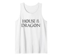 House of The Dragon Black Logo Camiseta sin Mangas