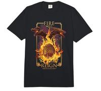 House of The Dragon Fire Will Reign Egg and Dragons Comfort Colors Adult Heavyweight T-Shirt