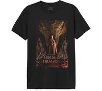 House Of the Dragon Mehoftdts010 Camiseta, Negro, L para Hombre