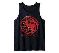 House of The Dragon Red Three Headed Dragon Emblem Camiseta sin Mangas