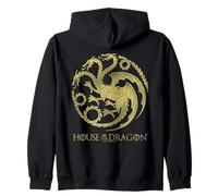 House of The Dragon Targaryen Armored Sigil Sudadera con Capucha