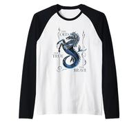 House of The Dragon The Old The True The Brave Camiseta Manga Raglan