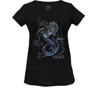 House Of the Dragon Wohoftdts013 Camiseta, Negro, L para Mujer