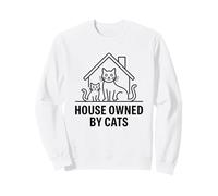 House Owned by Cats Sudadera