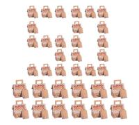 House-Shaped Christmas Cookie Boxes - 50 Pieces Holiday Candy & Chocolate Containers | Perfect for Party Supplies, School, Office, Vacation, Home, and Holiday Gatherings