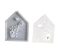 House Shapeds - Moldes de resina epoxi para facilitar la liberación y uso repetido en proyectos de repostería y manualidades, siliconas reutilizables