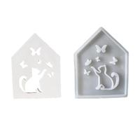 House Shapeds - Moldes de resina epoxi para facilitar la liberación y uso repetido en proyectos de repostería y manualidades, siliconas reutilizables