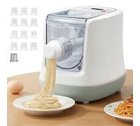 Household Electric Noodle Machine, motor de 260 W, gran capacidad de 650 g, máquina de noodle de un solo toque, herida automática/nudillos