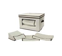 Household Essentials 547 - Caja de Almacenamiento Vision China para Servir, Color Natural