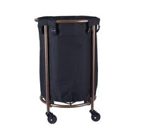 Household Essentials 6421 - 1 Redondo para la Colada con Ruedas, Cobre