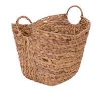 Household Essentials Asas de Agua, Cesta de Almacenamiento de Mimbre Tejido, para decoración u organización, Jacinto Natural