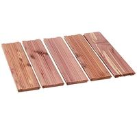 Household Essentials CedarFresh 25003 - 1 de Enclavamiento Plank de Madera de Cedro cajón Liners | Set de 5