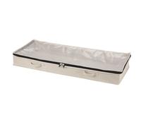 Household Essentials Cedarline Collection 6 baldas para Colgar Armario Organizador, algodón Natural Lienzo, Natural, Underbed Chest