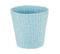 Household Essentials Cesta de mimbre | Cuerda de papel azul