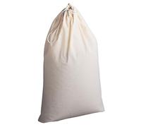Household Essentials Extra Large Natural Cotton Laundry Bag, Beige