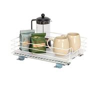 Household Essentials Glidez Single Basket Sliding Cabinet Organizer, White