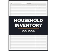 Household Inventory Log Book: Home Inventory & Personal Property Record (8.5 × 11 in)