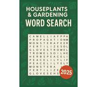 Houseplants & Gardening Word Search: 50+ Puzzles Featuring Indoor Plants, Succulents & Gardening Terms - Large Print | 6x9 inches, 110 pages | 55 Puzzles
