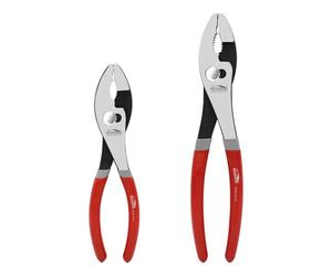 HOUSERAN 2 alicates de junta deslizante de 8 pulgadas y 10 pulgadas, alicates pequeños con mango antideslizante, acero de alto carbono, alicates de agarre de 8 pulgadas para apretar, aflojar y agarrar