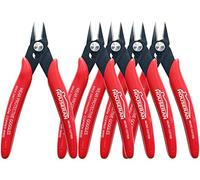 HOUSERAN Alicates de Corte, 5 Piezas, Cortadores de Cables Eléctricos, Cortar Alambre, Precisión Alicate Cortador, Alicates de Corte a Ras, Cortadores para Fabricación de Joyas, Modelos