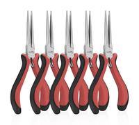 HOUSERAN alicates de joyería 8 Piezas, herramientas para hacer joyas con alicates de punta de aguja, cortadores de alambre, alicates de punta redonda, alicates de punta doblada