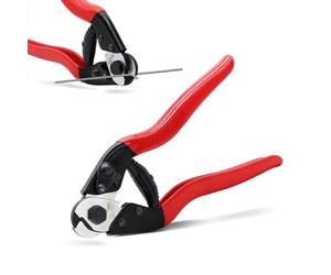 HOUSERAN Cortador de cable de alambre, 20cm, Cortador de Cable de Acero Inoxidable, Sellos de Alambre, Cables de Aeronaves, Cables de Freno de Bicicleta, Proyectos DIY