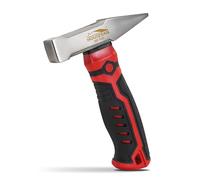 HOUSERAN Martillo Cerrajero 200g, Acero Carbono Forjado, Alta Precisión | Acero carbono forjado, panne redonda + cara plana, mango ergonómico, cerrajería, joyería y reparación fina