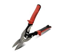 HOUSERAN Tijeras para Chapa de 10 Pulgadas, Corte Recto, Cizalla para Metal Pesado de Acero CR-MO con Doble Palanca, Marcas de Medición y Seguro, Tijeras para Cortar Láminas de Metal