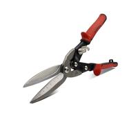 HOUSERAN Tijeras para Chapa de 12" Corte Recto Largo, Cizalla de Aviación Profesional CR-MO con Doble Palanca - Ideal para Metal, Pladur y Chapas Metálicas