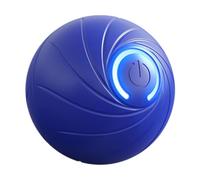 HouseVibe Pelota de movimiento automático interactivo para perros pequeños con luz LED, bola para mascotas autorodante con prevención de obstáculos, juguete para perros resistente a mordeduras de 2.05